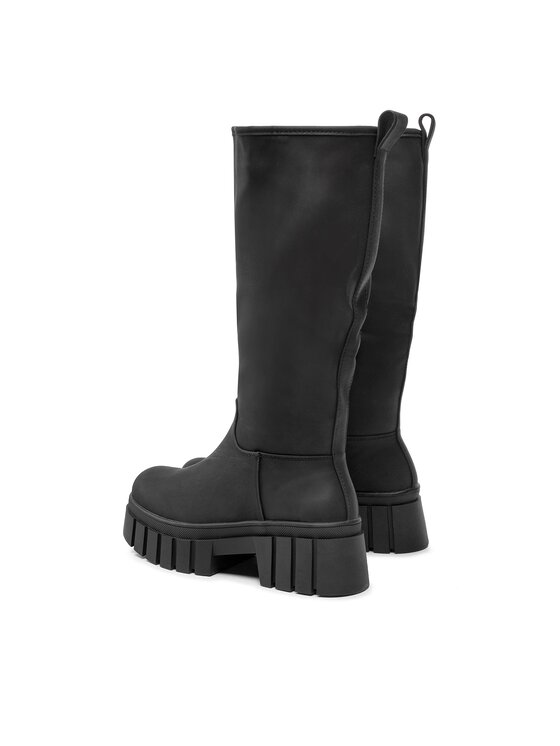 DeeZee Kozačky DeeZee ZAL90099Y-3 Černá
