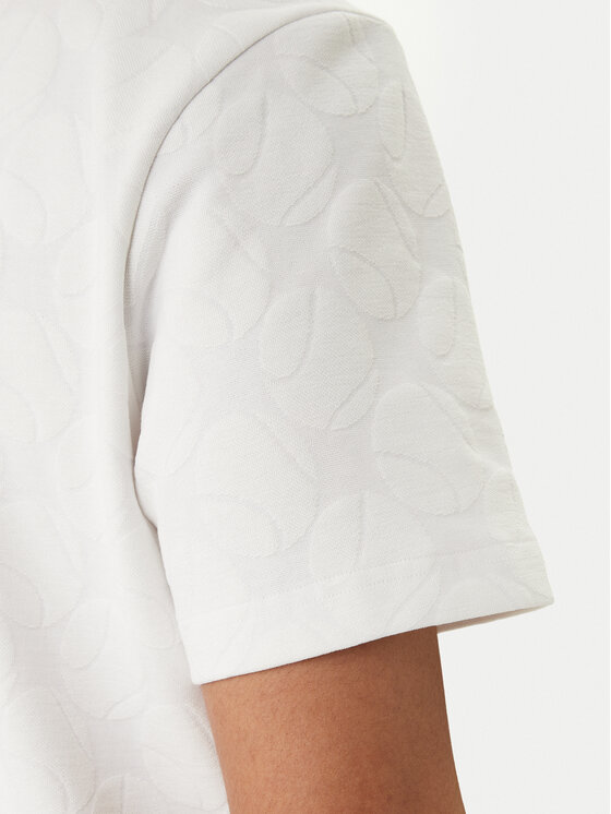BOSS BOSS Camiseta Member 50558867 Blanco Relaxed Fit