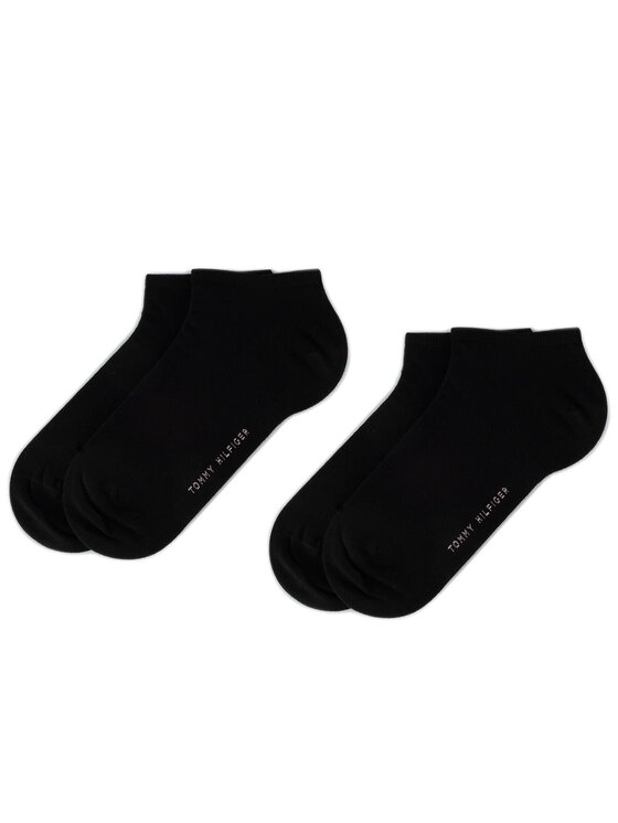 Tommy Hilfiger Krátke ponožky Tommy Hilfiger 343024001 Čierna