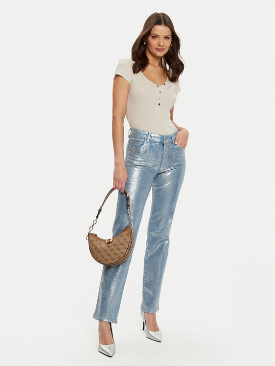 Guess Guess Футболка W4RP47 K1814 Сірий Regular Fit