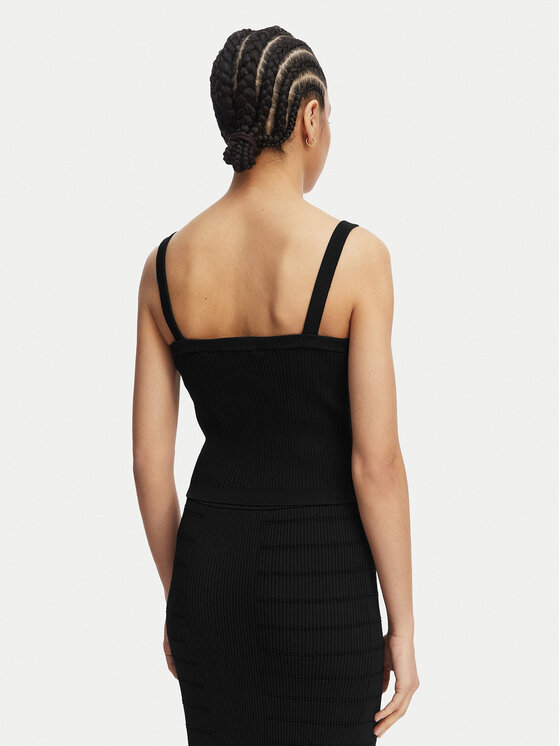 Guess Guess Топ W5YR10 Z0130 Чорний Regular Fit