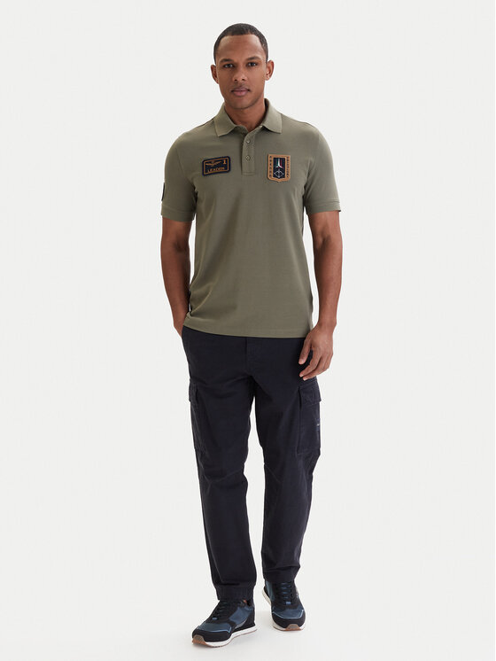 Aeronautica Militare Aeronautica Militare Polo 261PO1927UP00191 Verde Regular Fit