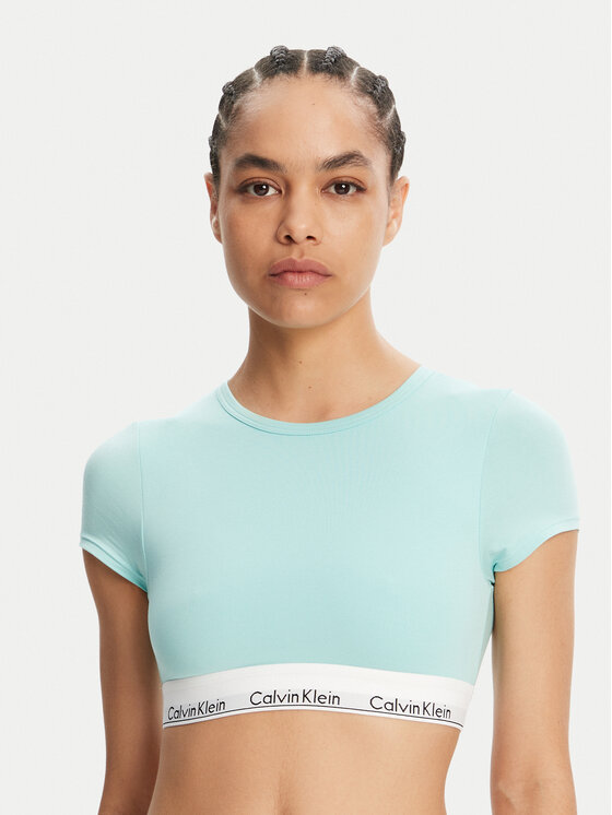 Calvin Klein Underwear Calvin Klein Underwear T-shirt LV00QF7213 Verde Slim Fit