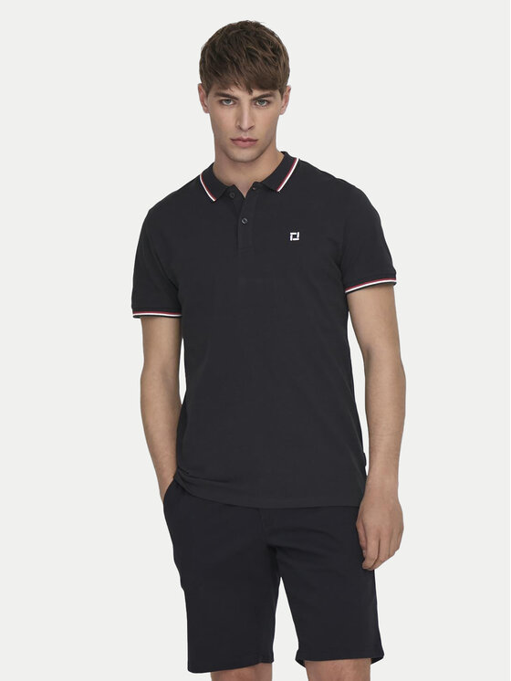Only & Sons Only & Sons Поло Fletcher 22024827 Cиній Regular Fit