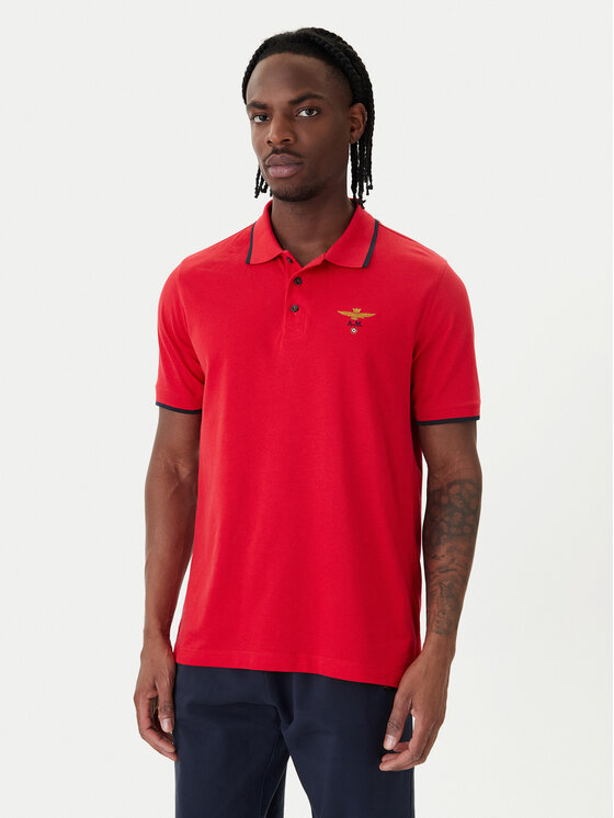 Aeronautica Militare Aeronautica Militare Polo 261PO1308UP00082 Rojo Regular Fit