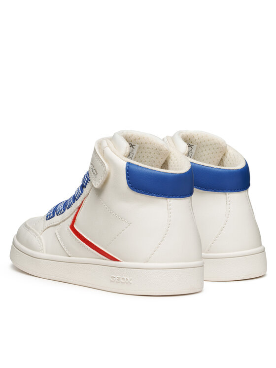 Geox Sneakersy Geox J Eclyper J56LSA 0BC11 C1Z7S S Biały