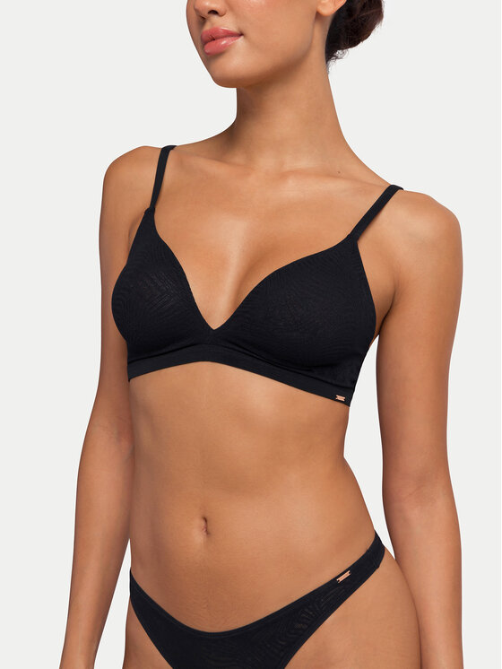 Dorina Dorina Reggiseno Bralette Marble FXBR0032ME027 Nero