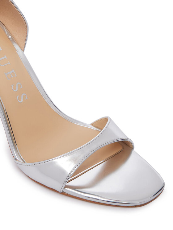 Guess Pantofi cu toc subțire Guess FLTKAO LEL03 Argintiu