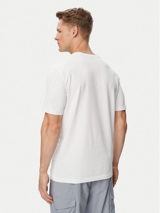 BOSS BOSS Camiseta Network Flag 50566853 Blanco Regular Fit