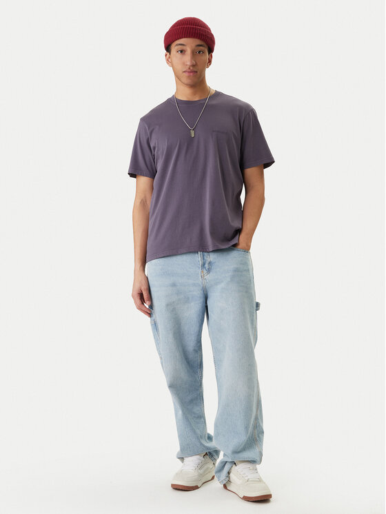 Element Element Camiseta Lowcase Pigment ELYKT00177 Violeta Regular Fit