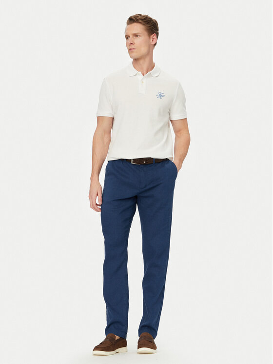Tommy Hilfiger Tommy Hilfiger Polo MW0MW43046 Blanco Regular Fit
