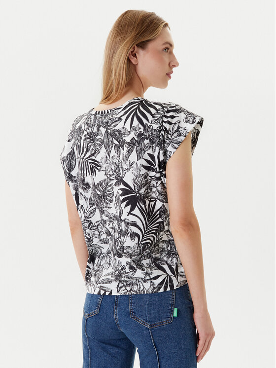 United Colors Of Benetton United Colors Of Benetton Majica 3SEBD10AE Siva Relaxed Fit