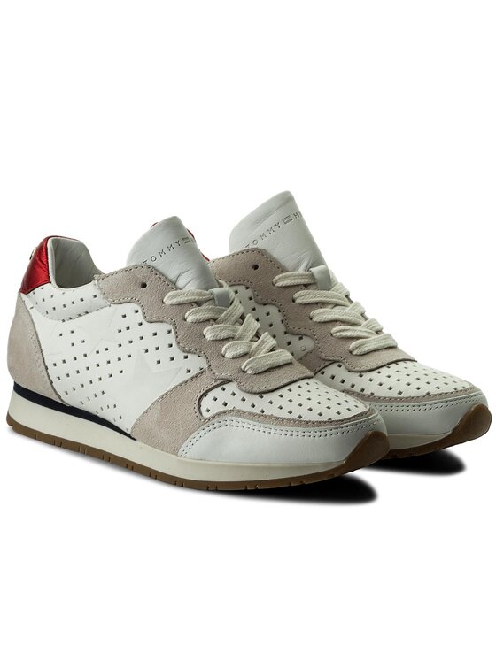 Tommy Hilfiger Sneakersy Tommy Hilfiger Tommy Fashion Premium Sneaker FW0FW02342 Bílá