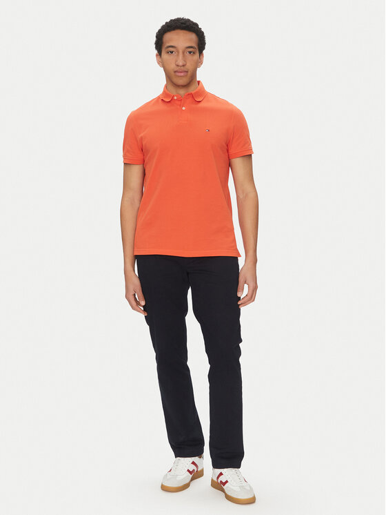 Tommy Hilfiger Tommy Hilfiger Polo 1985 MW0MW17770 Narančasta Regular Fit