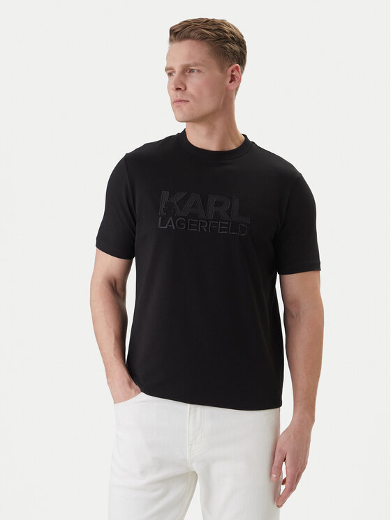 KARL LAGERFELD KARL LAGERFELD Camiseta 755035 562221 Negro Regular Fit