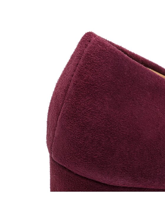 Sagan Nizki čevlji Sagan 2795 Bordo rdeča