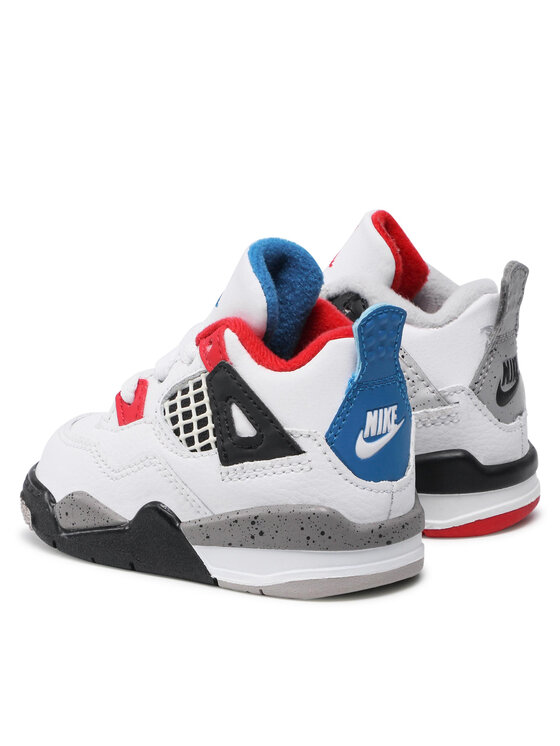Nike Sneakersy Nike Jordan 4 Retro (TD) BQ7670 146 Biały