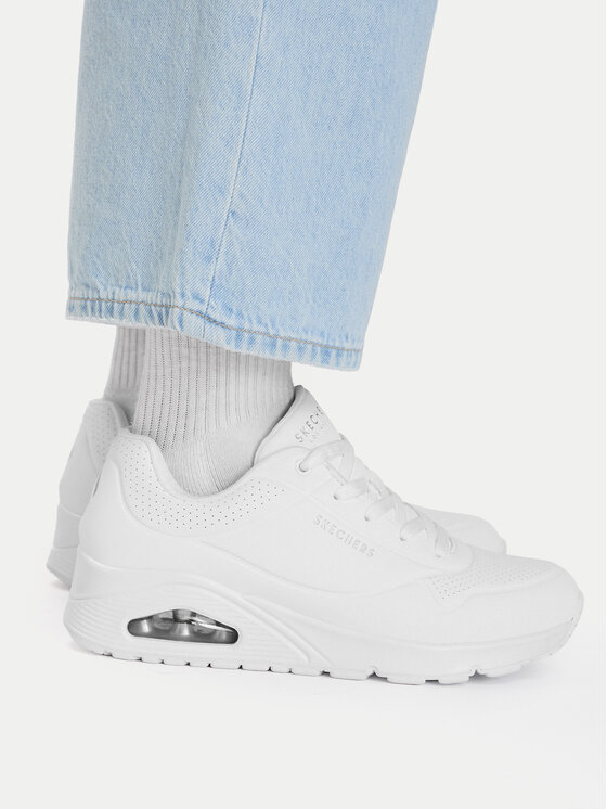 Skechers Sneakersy Skechers Uno-stand On Air 73690/W Biały