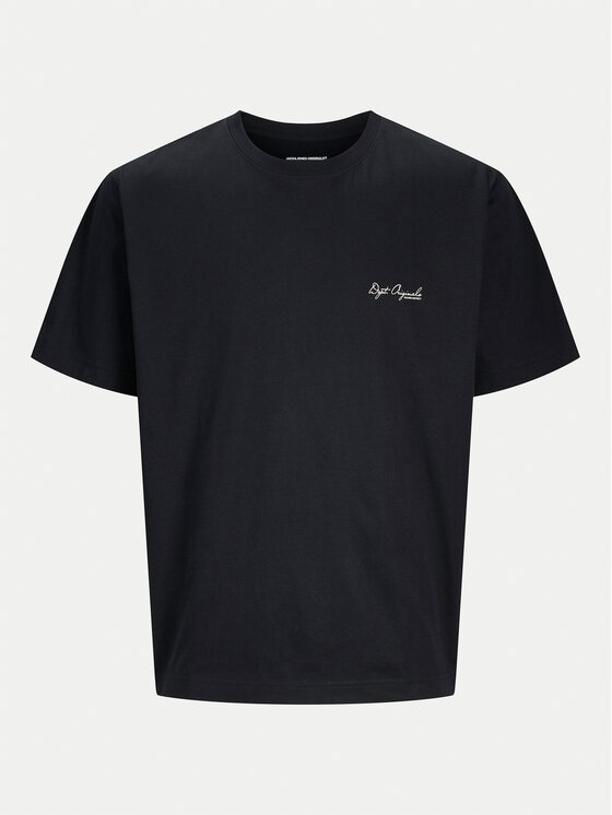 Jack & Jones Jack & Jones Футболка Islington 12273015 Чорний Loose Fit