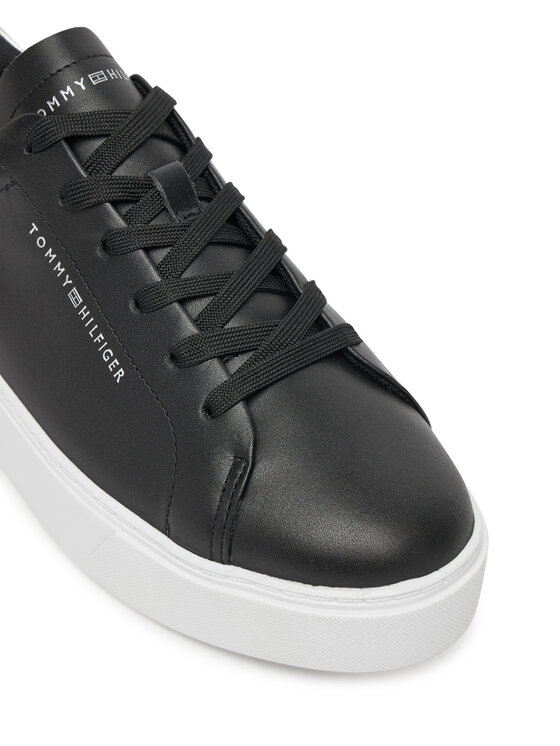 Tommy Hilfiger Sneakers Tommy Hilfiger Essential Platform Court Sneaker FW0FW08756 Nero