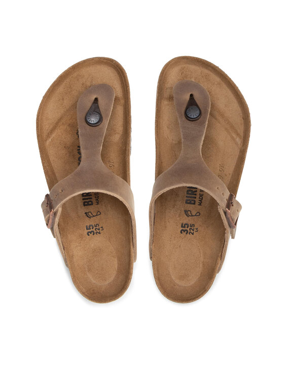 Birkenstock Šlepetės per pirštą Birkenstock Gizeh Bs 0943811 Ruda