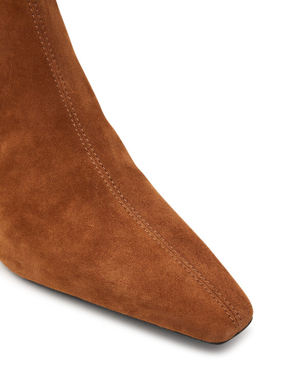 Tommy Hilfiger Botines Tommy Hilfiger Kitten Heel Suede Ankle Boot FW0FW09670 Naranja