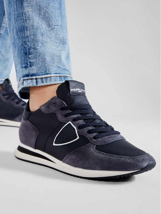 Philippe Model Laisvalaikio batai Philippe Model Veau TZLU 6005 Tamsiai mėlyna