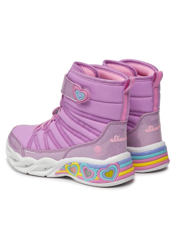 Skechers Śniegowce Skechers Sweetheart Lights 302661L/LVTQ Różowy