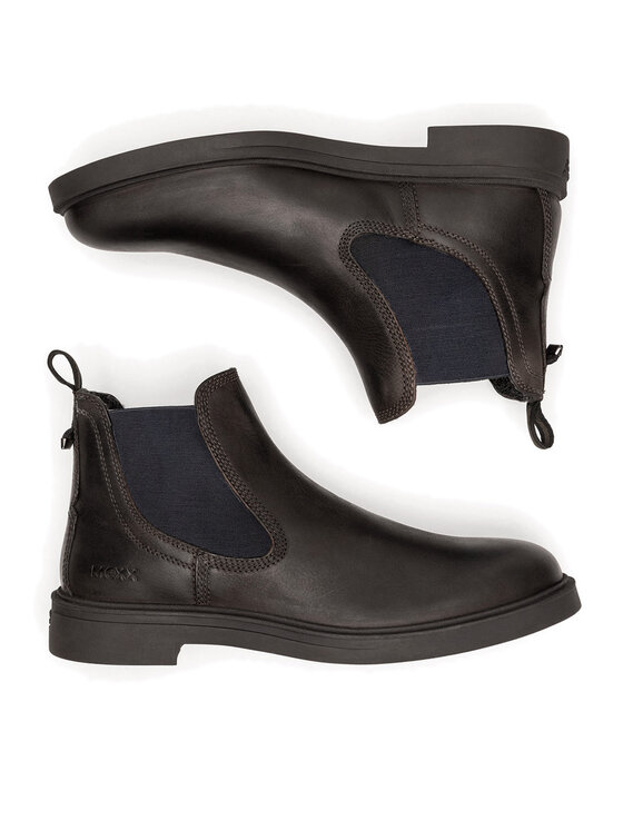 MEXX Členková obuv s elastickým prvkom MEXX BOSS-01 MI08 Hnedá