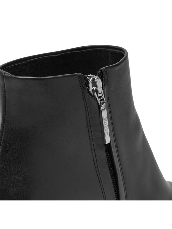 Max Mara Členková obuv Max Mara Mmbootie 24247960116 Čierna
