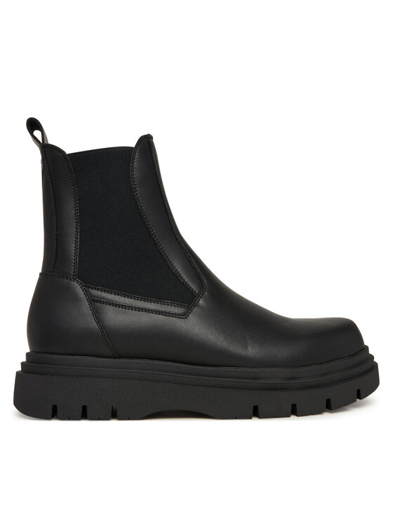 Guess Členková obuv s elastickým prvkom Guess FMFFER LEA10 Čierna