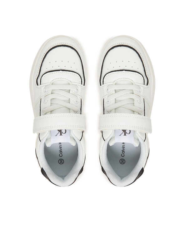 Calvin Klein Tenisice Calvin Klein Low Cut Lace-Up/Velcro V1X9-83278-1355 S Bijela