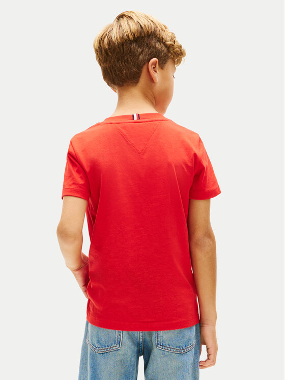 Tommy Hilfiger Tommy Hilfiger Camiseta KB0KB10263 Rojo Regular Fit