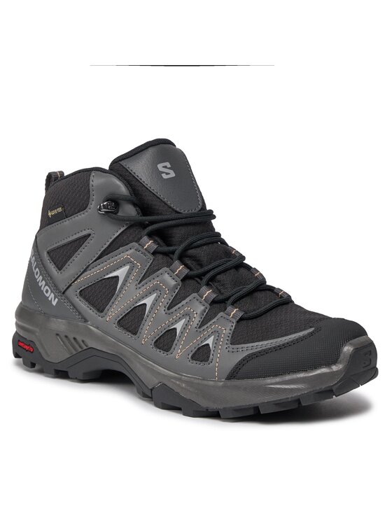 Salomon Bakancs Salomon X Braze Mid GORE-TEX L47181200 Fekete