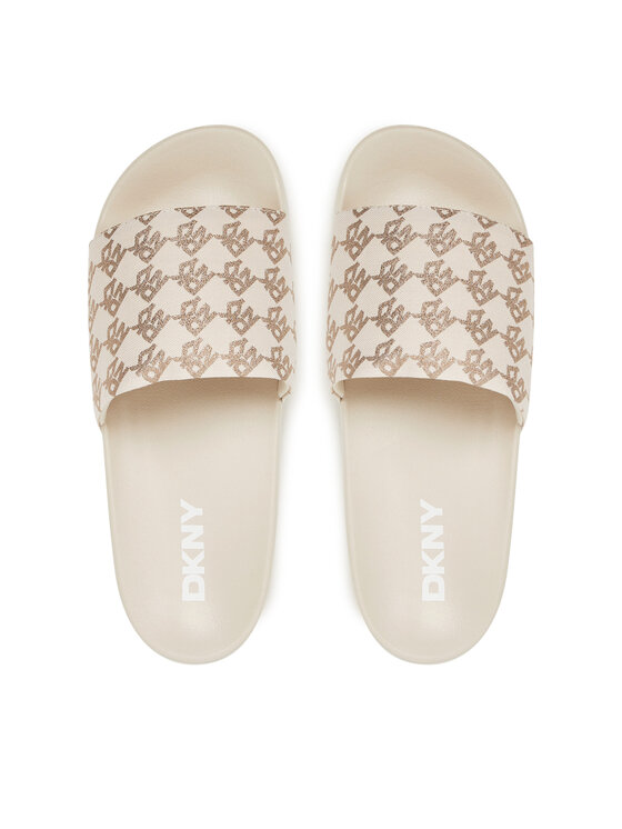 DKNY Шльопанці DKNY Zella K2533210 Бежевий