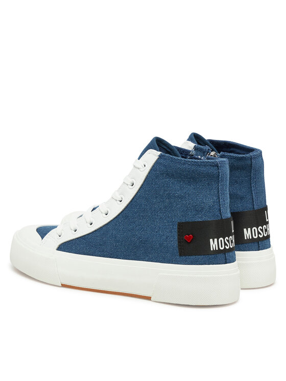 LOVE MOSCHINO Кеди LOVE MOSCHINO JA15022G1MJO5700 Голубий