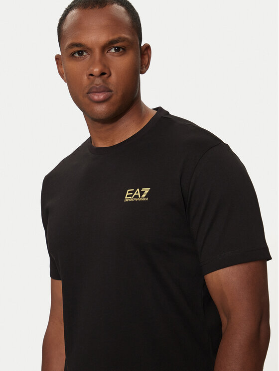 EA7 Emporio Armani EA7 Emporio Armani Футболка 8NPT25 PJVPZ 0208 Чорний Regular Fit