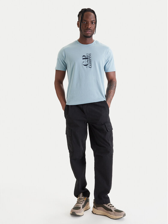 C.P. Company C.P. Company Camiseta 20CMTS084A005100W Celeste Regular Fit