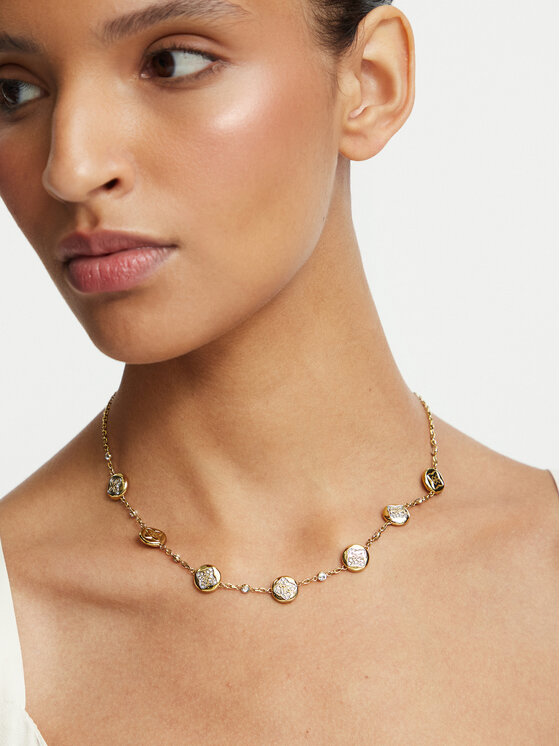 Guess Ogrlica Guess JUBN06 465JW Zlatna