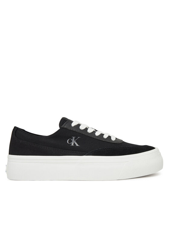 Calvin Klein Jeans Sneakers Calvin Klein Jeans Vulc Flatform Low Cv Mix Mg YW0YW01770 Negru