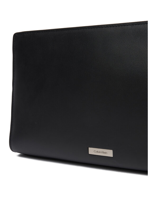 Calvin Klein Kozmetická taštička Calvin Klein Plaque Wash Bag LV04D1109G Čierna