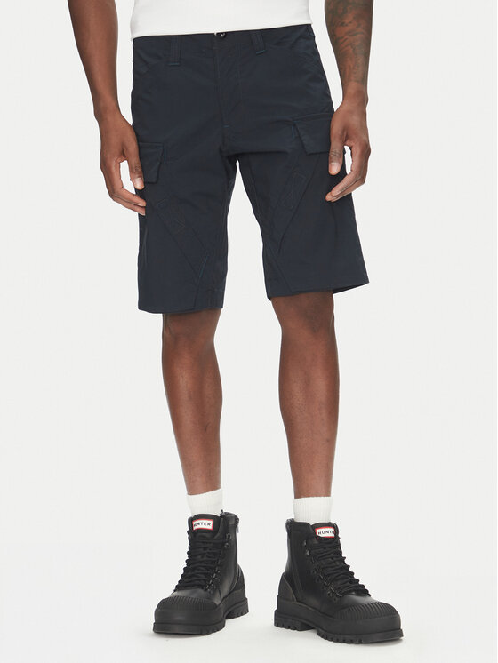 G-STAR G-Star Raw Pantaloncini di tessuto 3D Cargo D26222-D308 Blu scuro Regular Fit