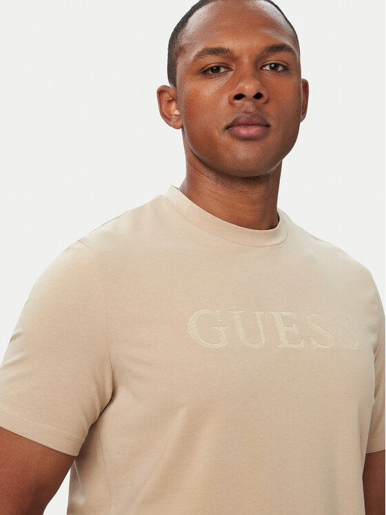 Guess Guess Футболка Z6YI17 K4968 Бежевий Regular Fit