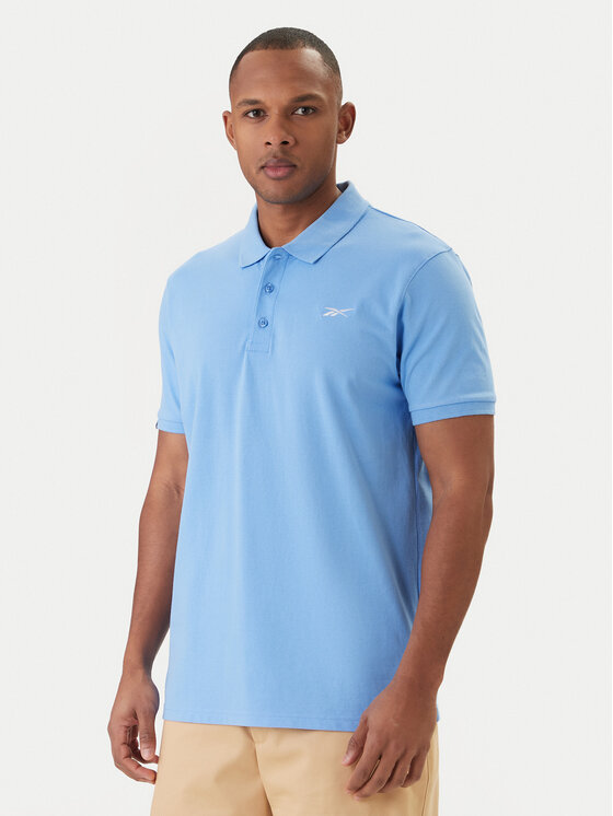 Reebok Reebok Polo Breen RK25562CCM Celeste Regular Fit