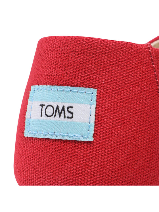 Toms Гуменки Toms Alpargata 10017743 Червен