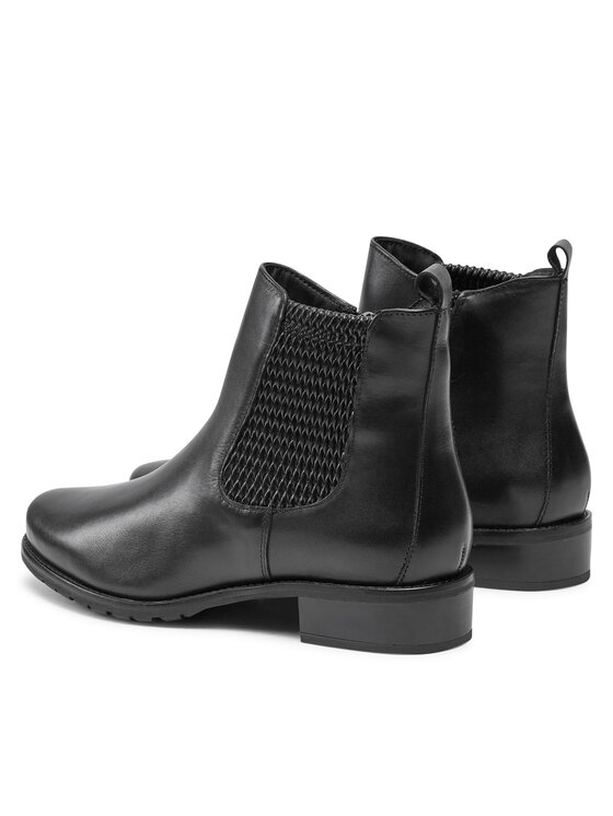 Josef Seibel Īsie zābaki Josef Seibel Chiara 02 40802 Melns