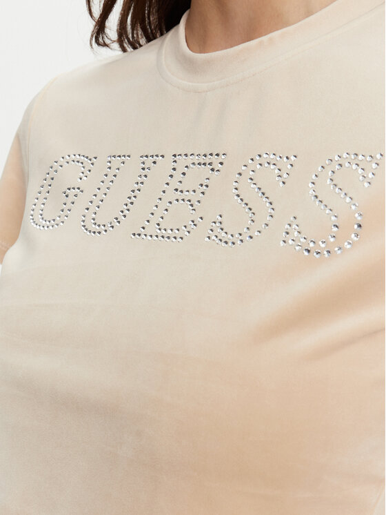 Guess Guess Футболка V3BI01 K0232 Бежевий Regular Fit