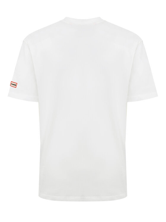 Hunter Hunter Футболка Abele UNISEX HARU0007251 Білий Regular Fit