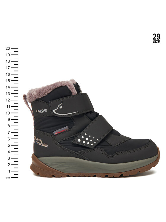 Jack Wolfskin Snehule Jack Wolfskin Polar Bear-g Texapore High Vc K A62146 Čierna