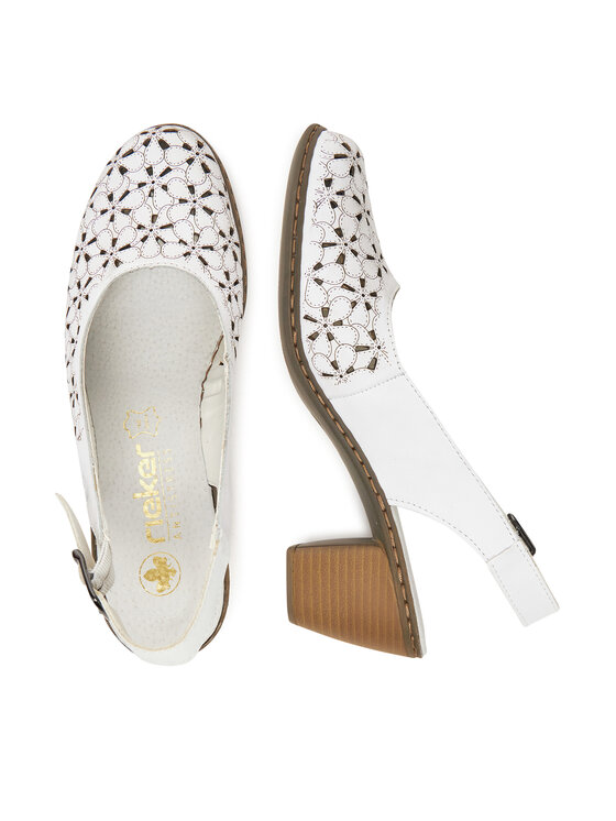 Rieker Décolleté Rieker 40981-80 Bianco